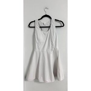 ATTACO Athletic Tennis Dress Womens S White Racerback Built In Bra Activewear